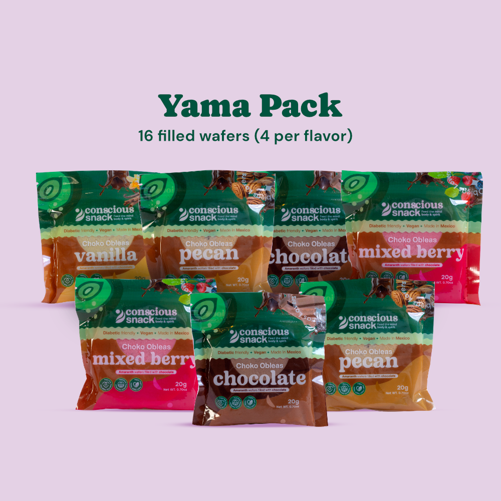 Yama Pack / 16 Choko Obleas (filled wafers)
